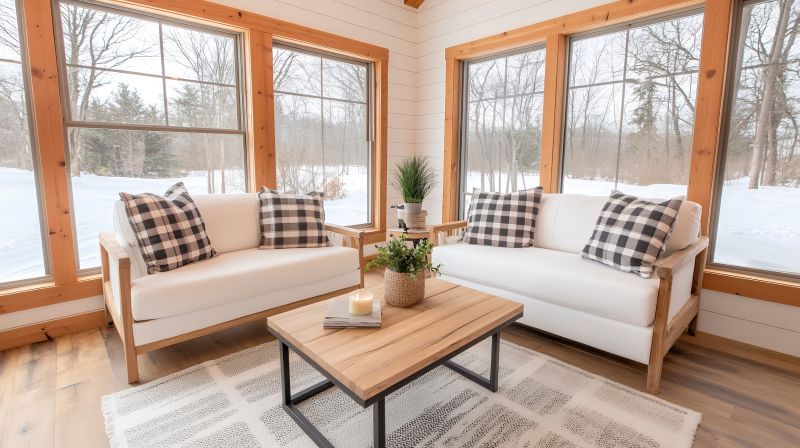 Interior Sunroom Setup